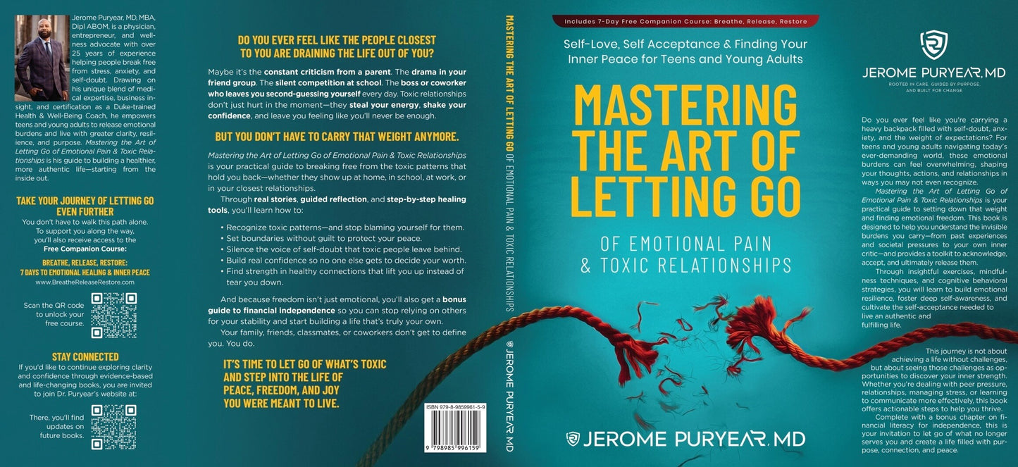 Mastering the art of letting go of emotional pain and toxic relationships